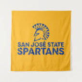 Tenture Logo Wordmark de Spartans d'état de San Jose (Devant)