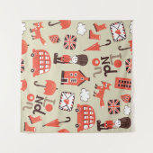 Tenture London Childish : Conception Motif amusante (Devant (Horizontal))