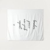 Tenture 'London Paris New York Repeat' (Devant (Horizontal))