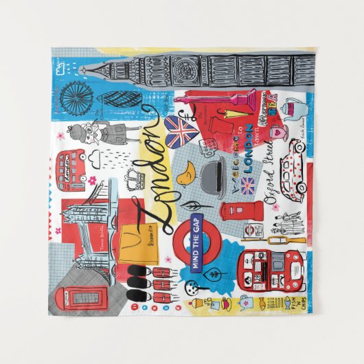 Tenture Londres, Angleterre (Devant)