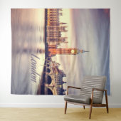 Tenture Londres Angleterre Big Ben (En situation (horizontale))