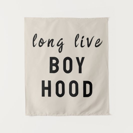 Tenture Long Live Boyhood Boyhood Room Nursery Playroom Wa (Devant)