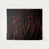 Tenture Longue trace rouge dans le fond noir (Devant (Horizontal))