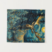Tenture L'orignal dans la forêt des pins Van Gogh (Devant (Horizontal))