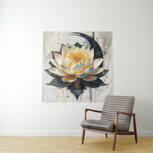 Tenture Lotus en fleur (En situation)