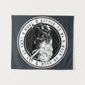 Tenture Loup D'Odin (Devant (Horizontal))
