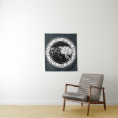 Tenture Loup D'Odin (En situation)