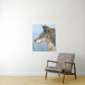 Tenture Loup du Nord-Ouest (En situation)