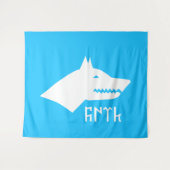 Tenture Loup gris turc - Gokturks (Devant (Horizontal))