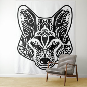 Tenture Loup tribal