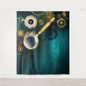 Tenture Loupe de style Steampunk (Devant)
