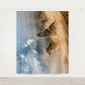 Tenture Loups hurlant sur la lune / Beaux loups (Devant)