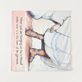 Tenture L'ourlet de son vêtement (Devant (Horizontal))