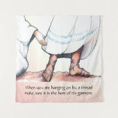 Tenture L'ourlet de son vêtement (Devant)