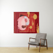 Tenture Louveur de cochon_cochon beagle (En situation (horizontale))