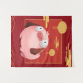 Tenture Louveur de cochon_cochon beagle (Devant (Horizontal))