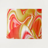 Tenture Love and Gold Abstrait 3D Rainbowart (Devant (Horizontal))