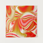 Tenture Love and Gold Abstrait 3D Rainbowart (Devant (Horizontal))