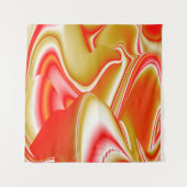 Tenture Love and Gold Abstrait 3D Rainbowart (Devant (Horizontal))