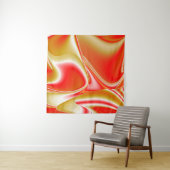 Tenture Love and Gold Abstrait 3D Rainbowart (En situation (horizontale))