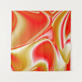 Tenture Love and Gold Abstrait 3D Rainbowart (Devant)