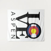 Tenture LOVE Aspen Colorado Tapestry (Devant (Horizontal))