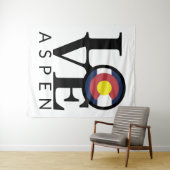 Tenture LOVE Aspen Colorado Tapestry (En situation (horizontale))