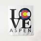 Tenture LOVE Aspen Colorado Tapestry (Devant)
