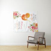 Tenture Love at First Spritz Bridal Shower Backdrop Sign (En situation (horizontale))