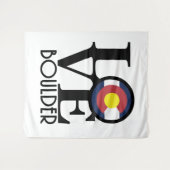 Tenture LOVE Boulder Colorado (Devant (Horizontal))