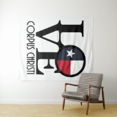 Tenture LOVE Corpus Christi (En situation (horizontale))