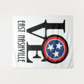 Tenture LOVE East Nashville (Devant (Horizontal))