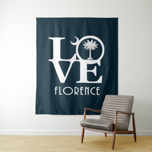 Tenture LOVE Florence, Caroline du Sud (En situation)