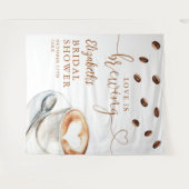 Tenture Love Is Brewing Bridal Shower Photo Backdrop (Devant (Horizontal))