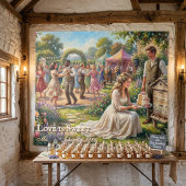 Tenture Love is Sweet Bee Wedding Keepsake Sign