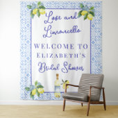 Tenture Love & Limoncello Italien Fête des mariées fond (En situation)