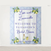 Tenture Love & Limoncello Italien Fête des mariées fond (Devant)