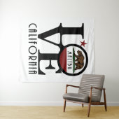 Tenture LOVE Malibu Californie (En situation (horizontale))