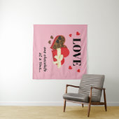 Tenture Love One Chocolate at a Time Drôle Citation (En situation (horizontale))