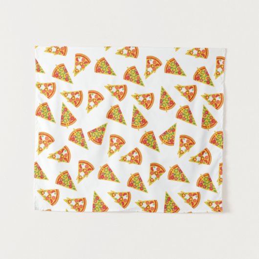 Tenture Love Pizza (Devant (Horizontal))