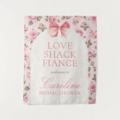 Tenture Love Shack Fête des mariées de financement Affiche (Devant)