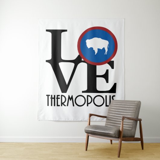 Tenture LOVE Thermolpolis (En situation)