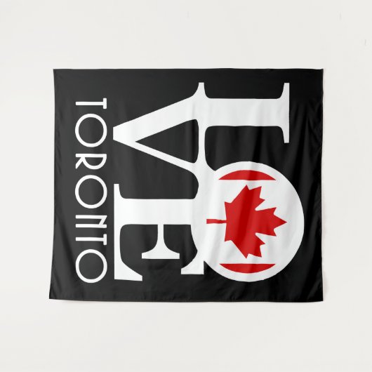 Tenture LOVE Toronto, Canada (Devant (Horizontal))