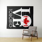 Tenture LOVE Toronto, Canada (En situation (horizontale))