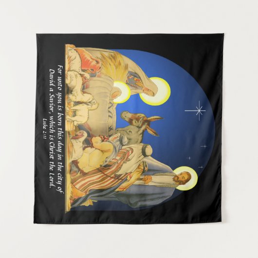 Tenture Luc 2:11 (Devant (Horizontal))