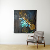 Tenture Luciole de vapeur (En situation)