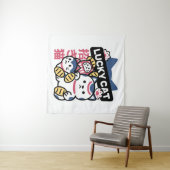 Tenture Lucky Cat Maneki Neko – Japanese Fortune Cat  (En situation (horizontale))