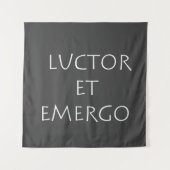Tenture Luctor et emergo (Devant)