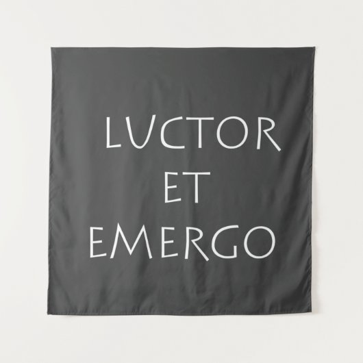 Tenture Luctor et emergo (Devant)