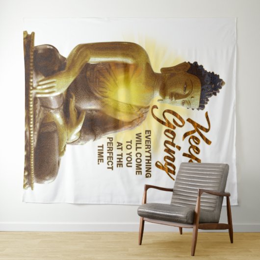 Tenture Lumière inspirante du Bouddah (En situation (horizontale))